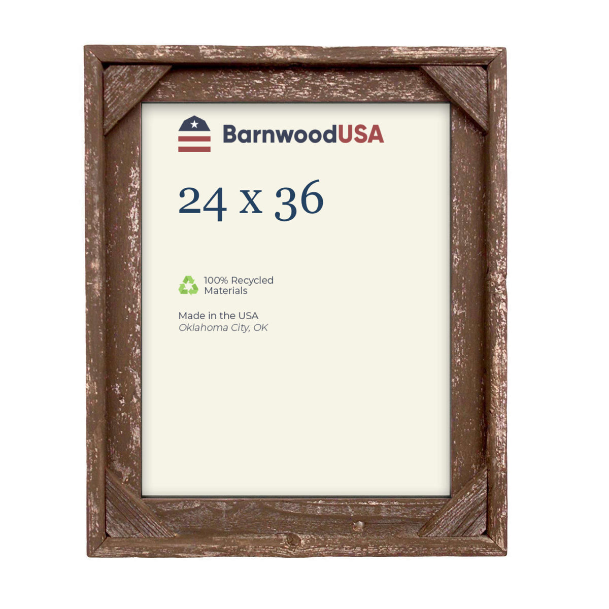 Rustic Farmhouse Signature Corner Block Picture Frame | Espresso ...