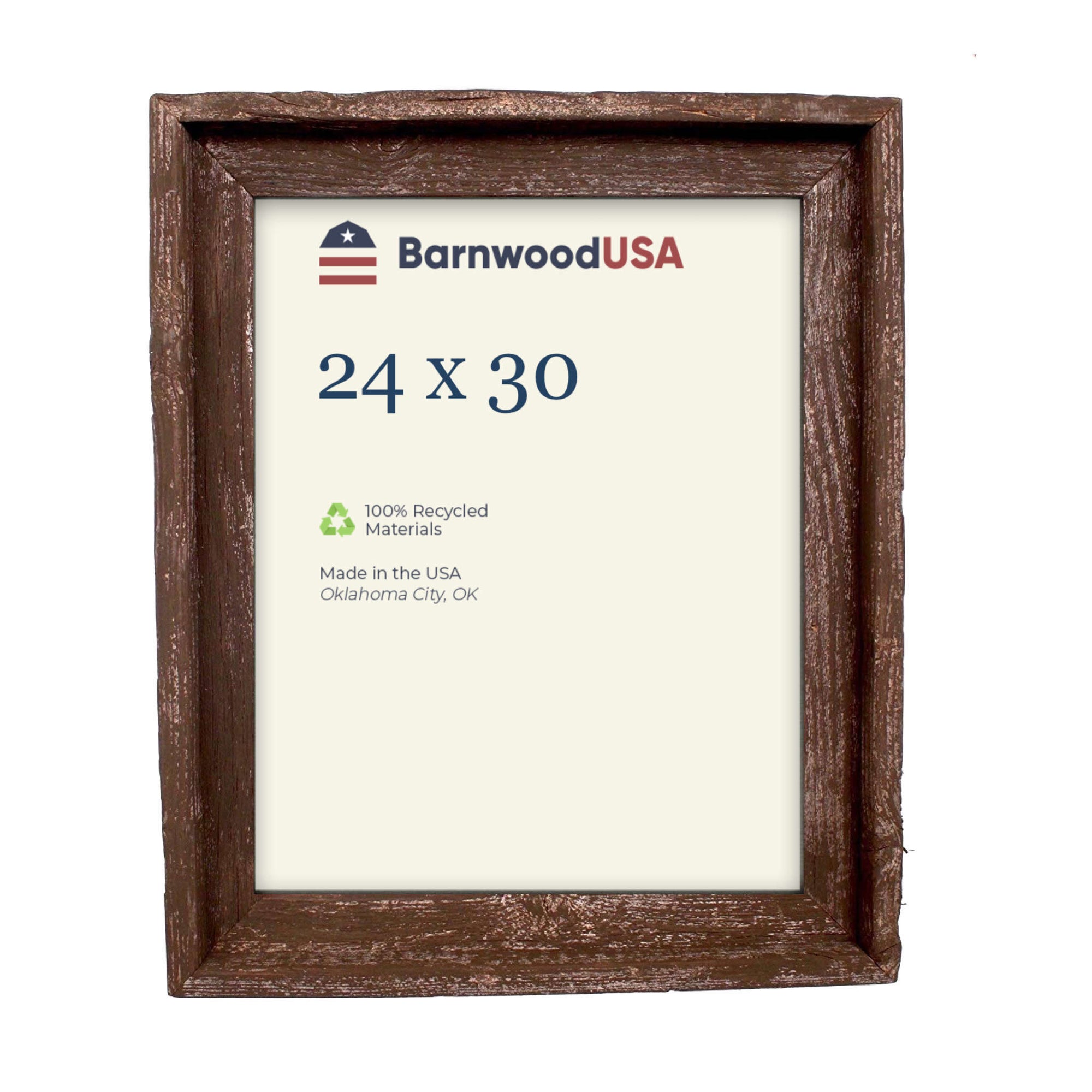 Rustic Farmhouse Signature Picture Frame | Espresso