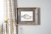 Rustic Signature Picture Frame with Cinder Mat