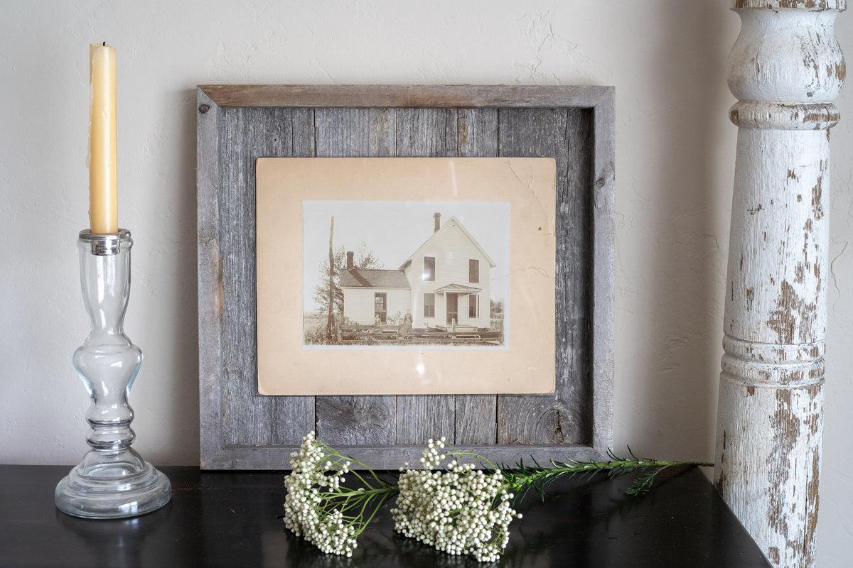Rustic Farmhouse Plank Picture Frame - Barnwood USA