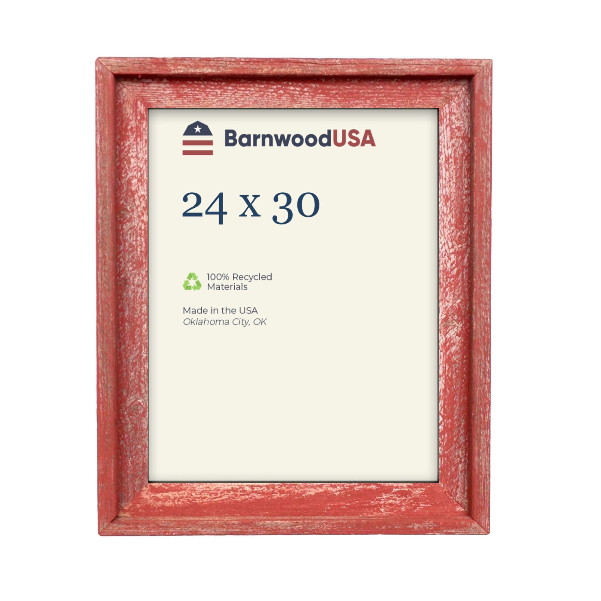 Rustic Farmhouse Signature Picture Frame | Rustic Red