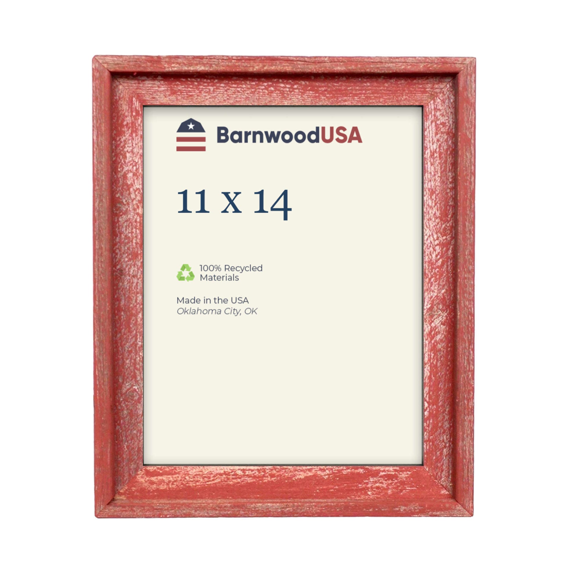 5” X 7” Rustic Farmhouse Red Wood Frame 5” X 7” Rustic Farmhouse Red Wood Frame