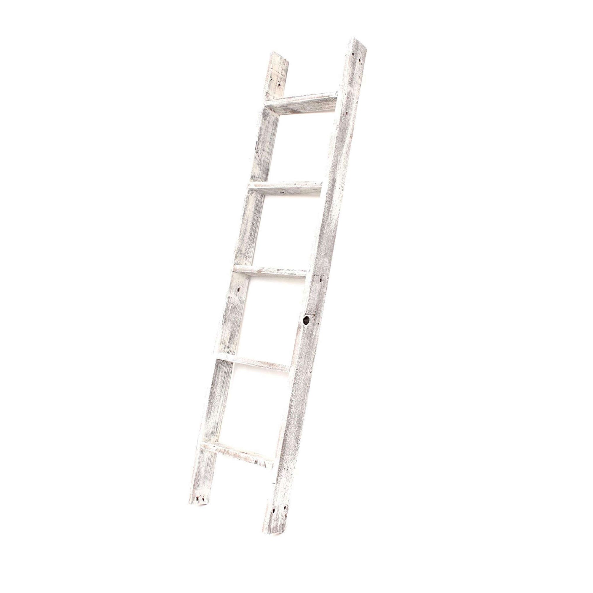 White washed blanket discount ladder