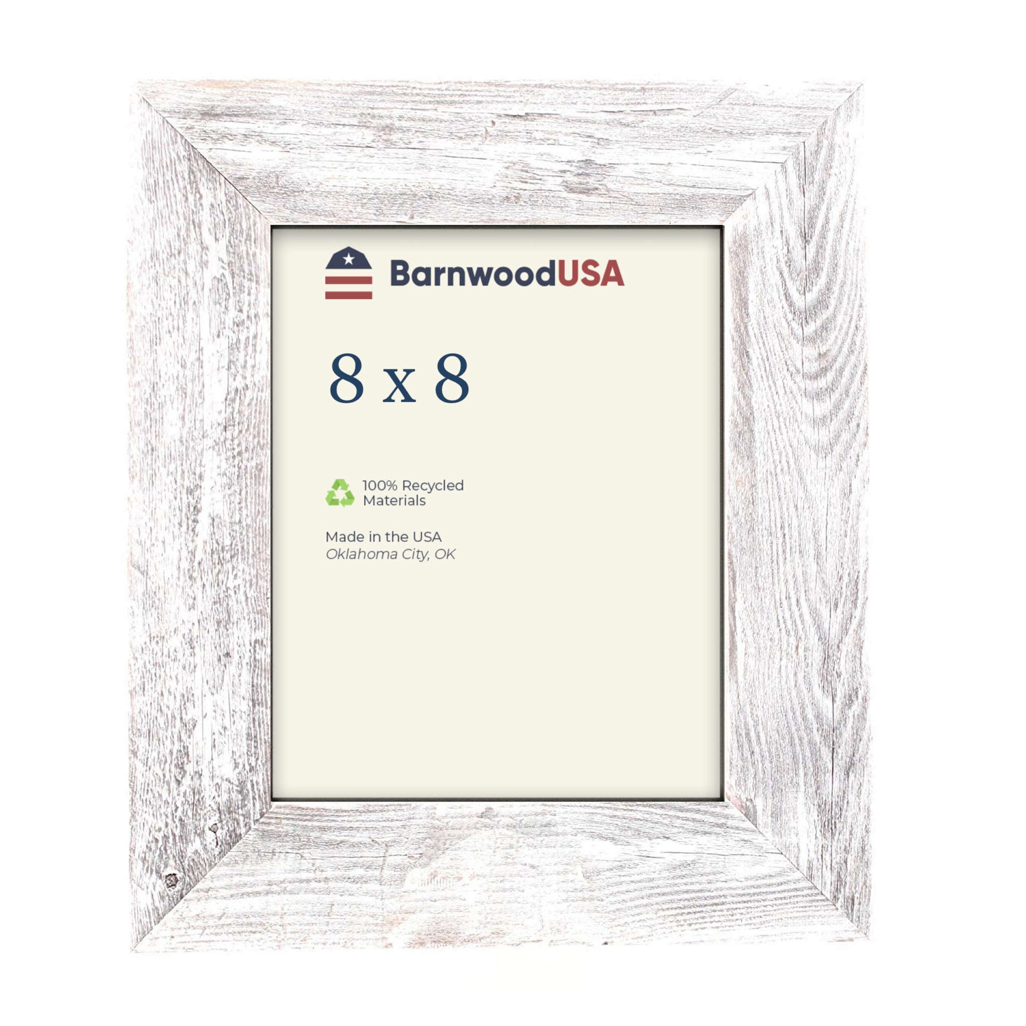 Rustic Farmhouse 3-Inch Picture Frame | White Wash