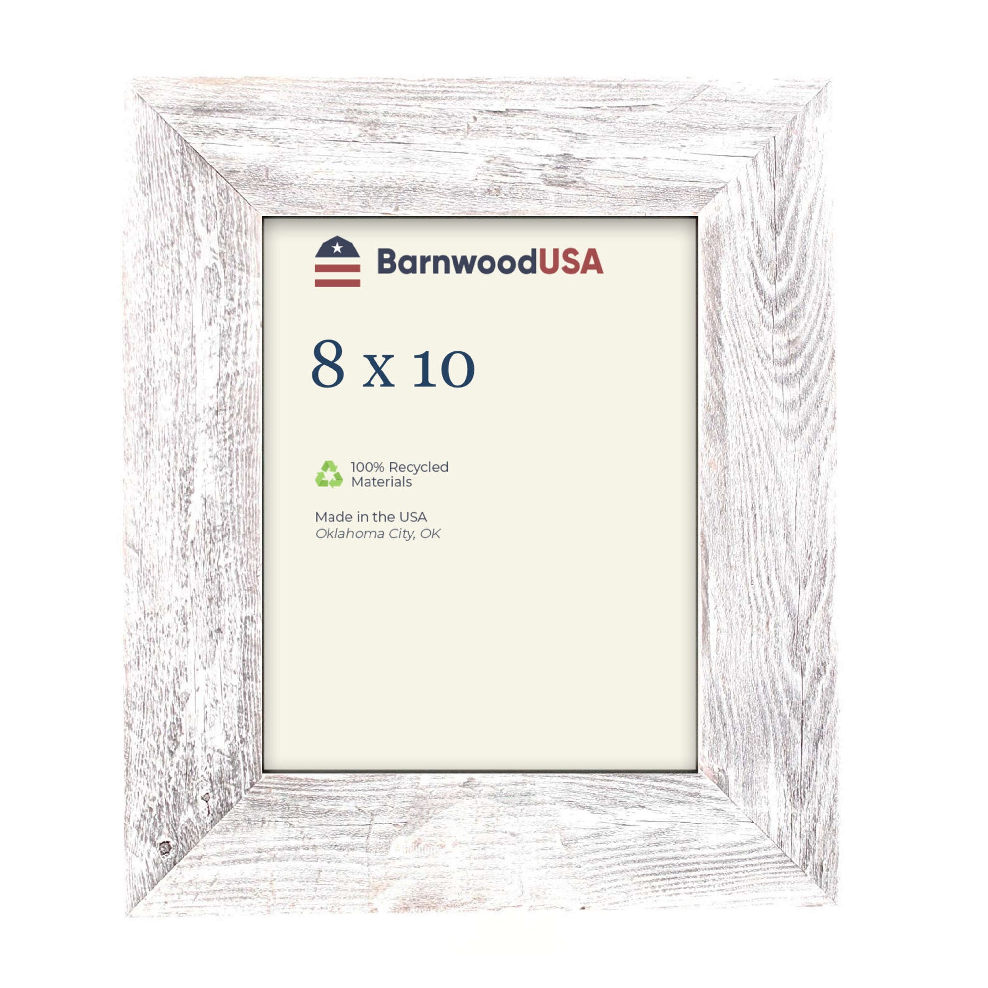 Rustic Farmhouse 3-Inch Picture Frame | White Wash