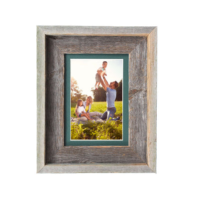 Rustic Signature Picture Frame with Hunter Green Mat