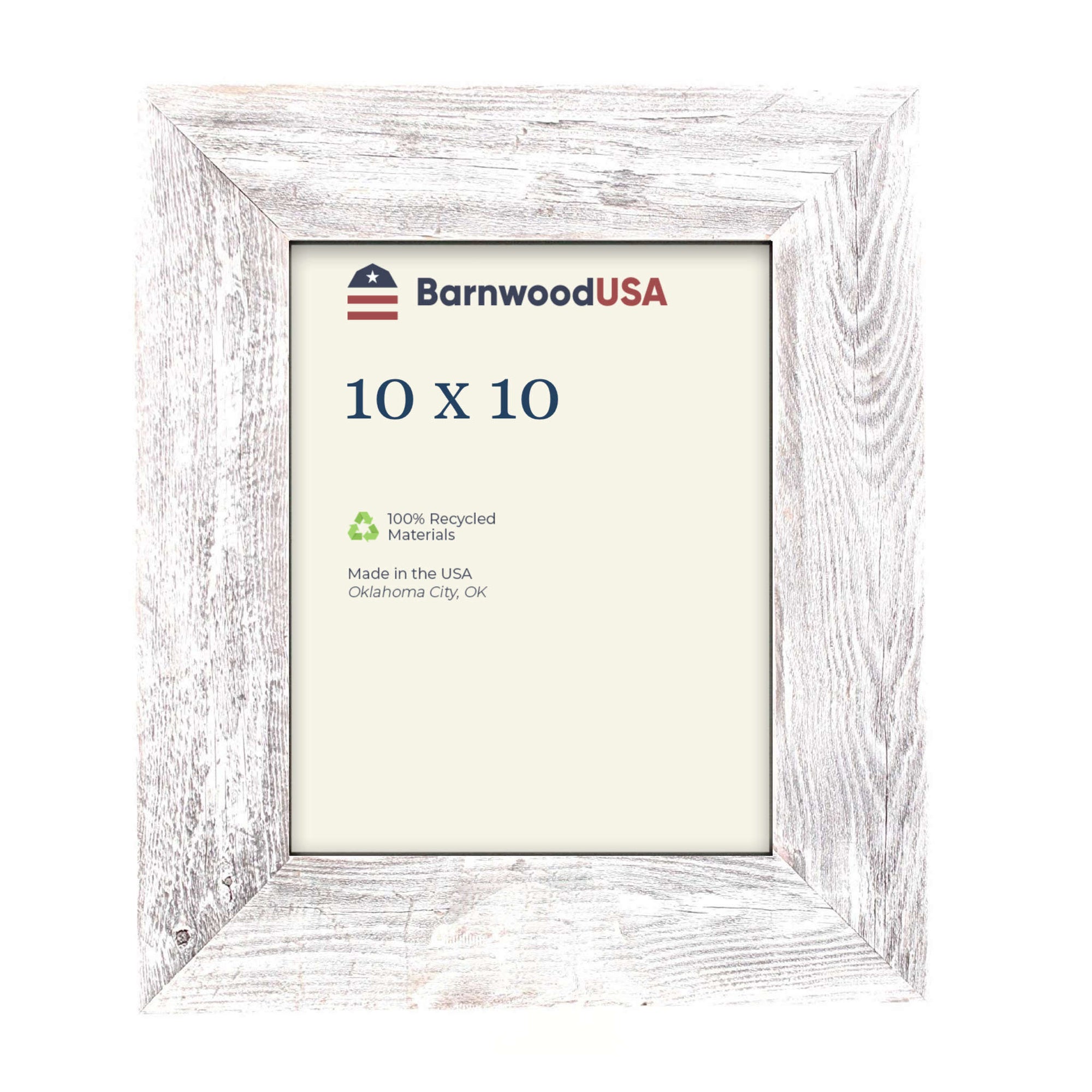 Rustic Farmhouse 3-Inch Picture Frame | White Wash