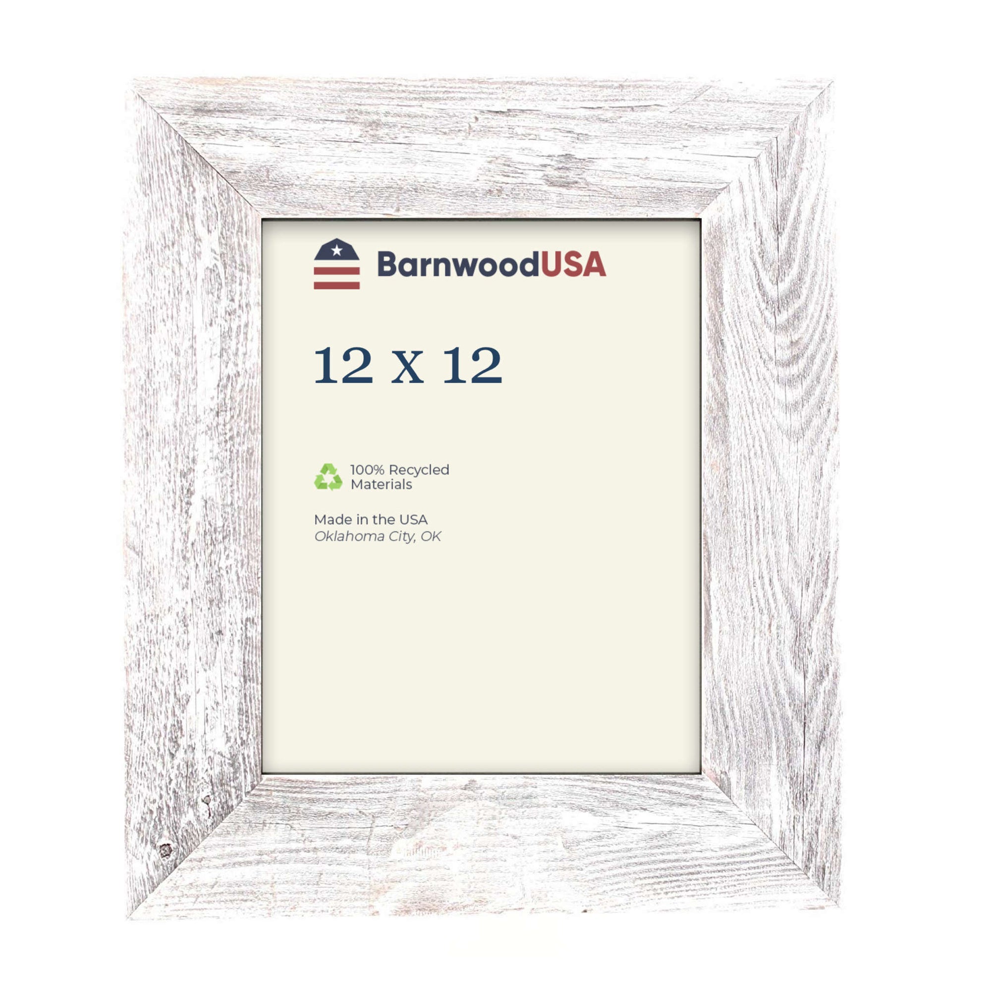 Rustic Farmhouse 3-Inch Picture Frame | White Wash